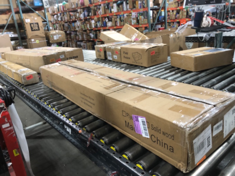 Photo 1 of FloatiCasa Floating TV Stand High Gloss,55'' Wall-Mounted TV Cabinet, Floating TV Console, Under TV Shelf with 3 Doors for Living Room, Bedroom(Walnut+White)