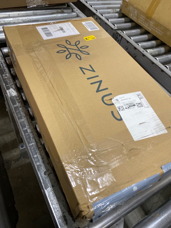 Photo 1 of Zinus Rumi 14in Full Metal Bed Frame, Quick Assembly SmartBase® Mattress Foundation, Heavy Duty Sturdy Steel with No Box Spring Needed, Eco-Friendly Packaging, Black