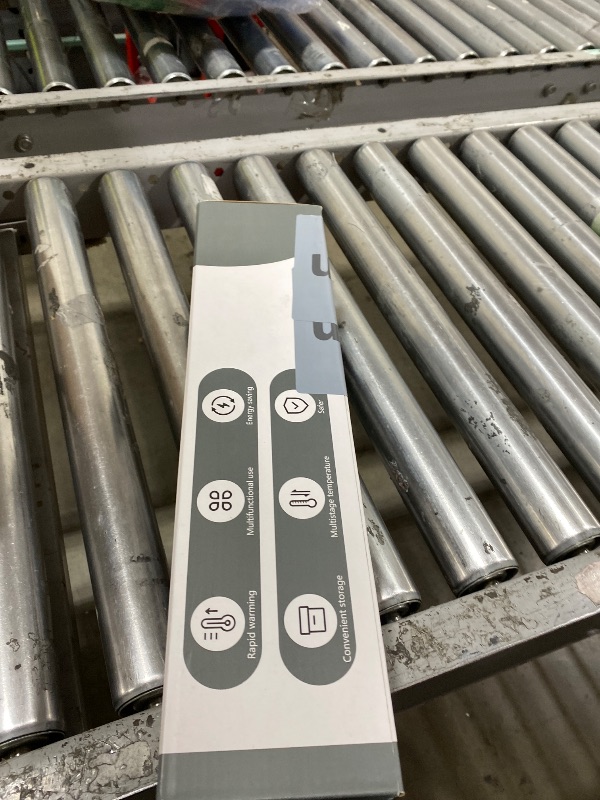 Photo 1 of Warming Mat for Food Small Warming Tray with 6 Temp & 6H Timer, 300W Full Surface Heating, Waterproof Foldable Hot Plate for Countertop, Apartment/Dorm Use, New Light Gray