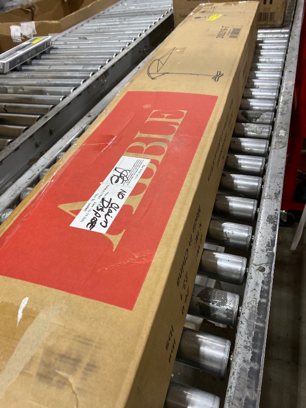 Photo 1 of 10 ft. Market Offset Outdoor Patio Umbrella in Tan