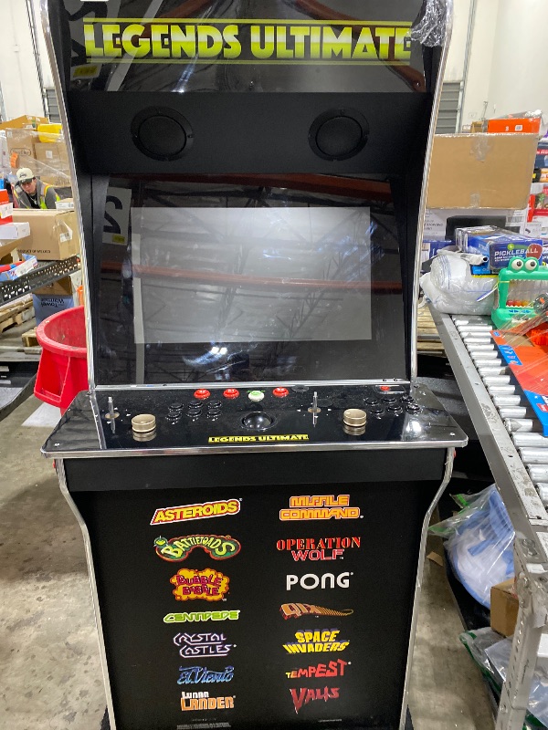 Photo 1 of AtGames Legends Ultimate Arcade, Full Size Game Machine, Home Arcade, Classic Retro Video Games, 300 Licensed Arcade and Console Games, Action Fighting Puzzle Sports & More, WiFi, HDMI, Bluetooth