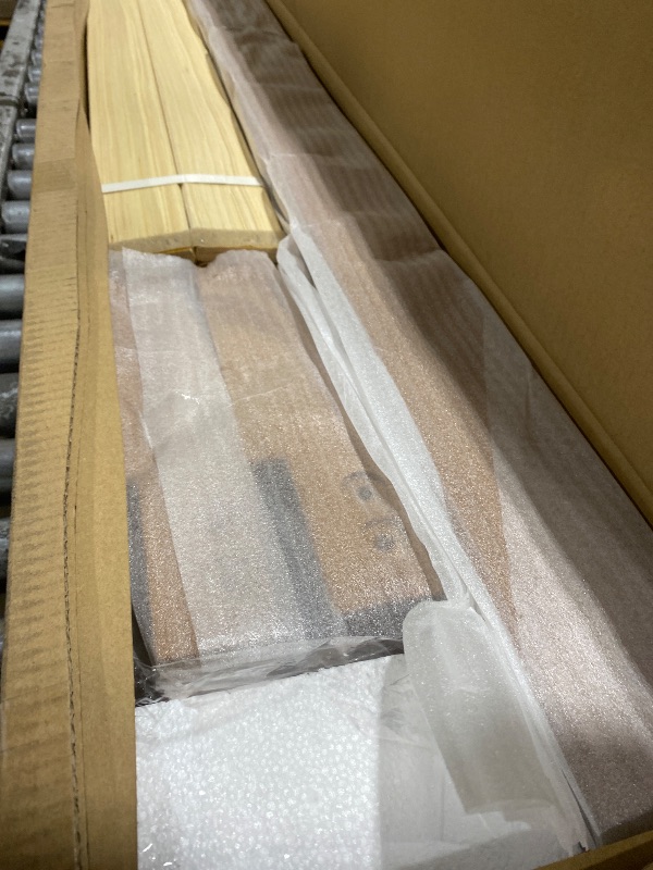 Photo 1 of Mellow Naturalista Classic - 12 Inch Solid Wood Platform Bed with Wooden Slats, No Box Spring Needed, Easy Assembly, Queen, Pine