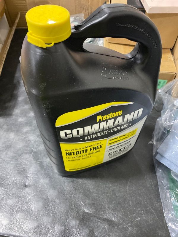 Photo 1 of Prestone Dex-Cool Antifreeze and Coolant Concentrate, 1 Gallon, Pack of 6