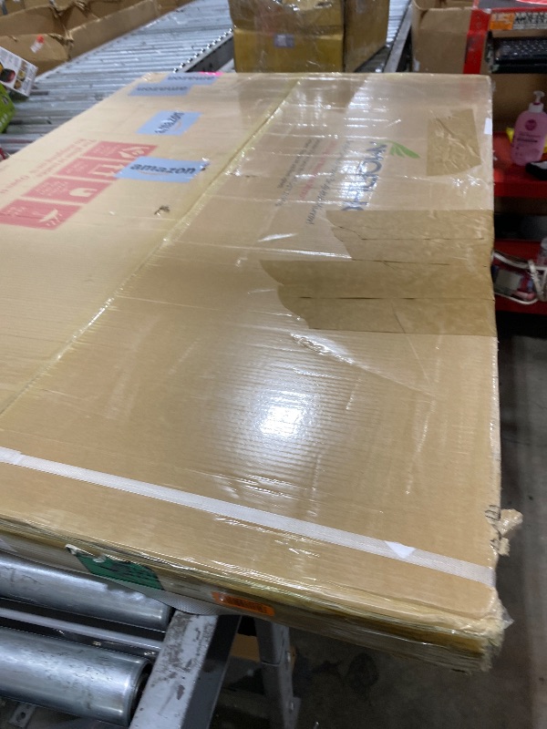 Photo 1 of Amorho 55" X36" LED Bathroom Mirror Black Framed, Front Light and Backlit, Stepless Dimmable, Anti-Fog, Shatter-Proof, Memory, 3 Colors, Double LED Vanity Mirror