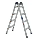 Photo 1 of COSCO 2-in-1 Step and Extension Ladder, Aluminum