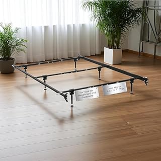 Photo 1 of Full to Queen Convertible Bed Frame Hooks on to Headboard and Footboard Extra Heavy Duty with 6 Legs Made in USA (Low Profile)