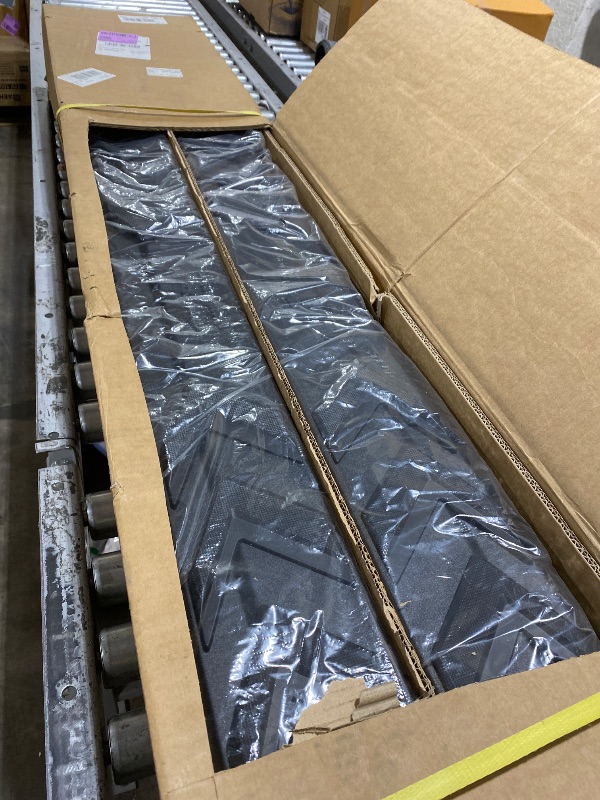 Photo 1 of Rough Country BA2 Running Boards for Toyota Tundra CrewMax (2022-2025) - 5" Wide Steel Step Bars, Non-Slip Grip Foot Rails, No-Drill Install, Truck Side Steps