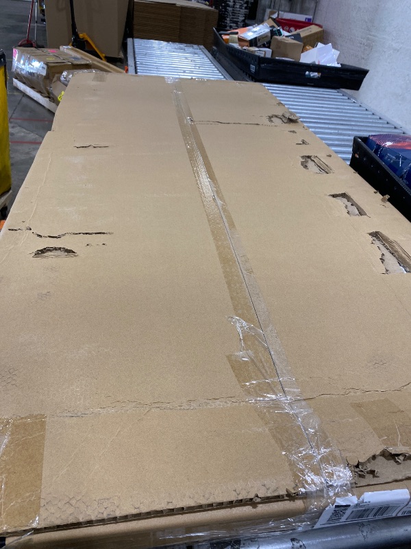 Photo 1 of BARNSMITH 60x80" Sliding Closet Door, 5-Panels Preassembled Frosted Glass Door Panel with Hardware Kits & Matching Fascia, MDF Covered with Water-Proof & Anti-Scratch PVC Surface, Black