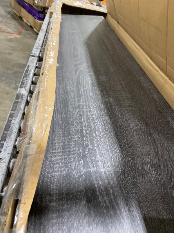 Photo 1 of KMBOHE Full Size Loft Bed with L-Shaped Desk, Sturdy Metal Frame with 350lb Capacity, Space Saving Bed with 2 Ladders & Safety Guardrails, for Small Room & Apartment, No Box Spring Needed, Black