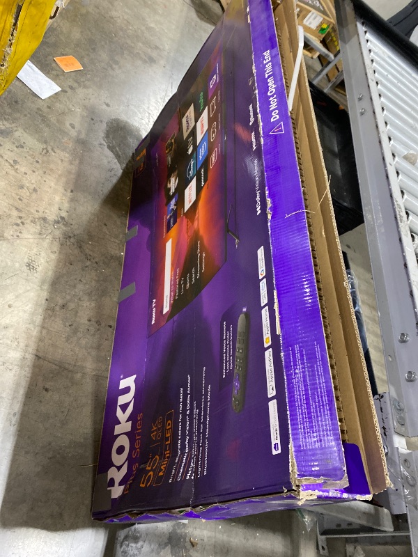 Photo 1 of Roku Smart TV 2025 – 55-Inch Plus Series, Mini-LED TV – RokuTV with Enhanced Voice Remote – Flat Screen 4K QLED Television with Dolby Vision & Wi-Fi for Streaming Live Local News, Sports