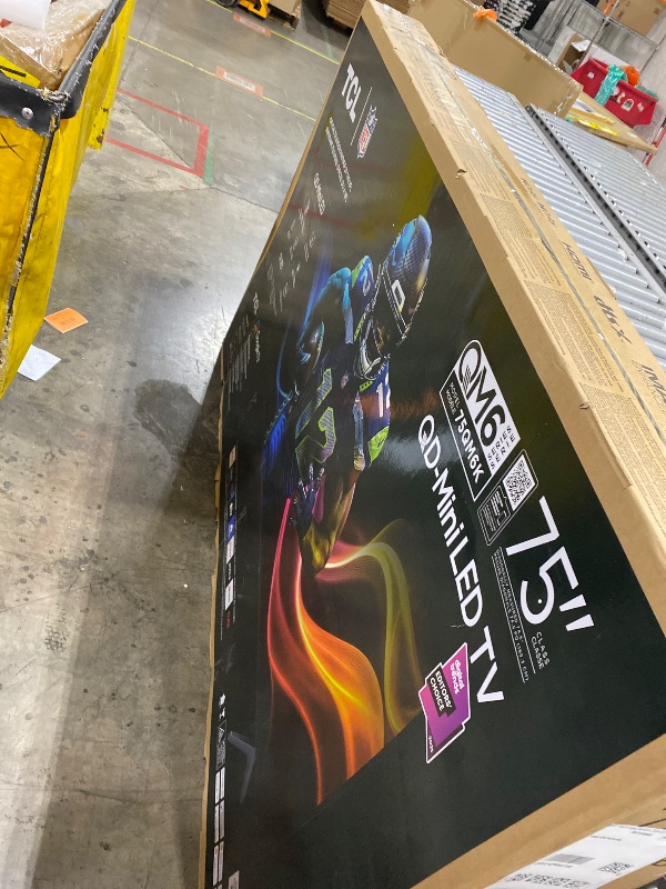 Photo 1 of TCL 75 Inch Class QM6K Series | Mini LED QLED 4K HDR | 75QM6K, 2025 Model | 120HZ-144HZ High Brightness Smart Google TV Dolby Atmos Onkyo Audio | Voice Remote Alexa Gaming Streaming Television