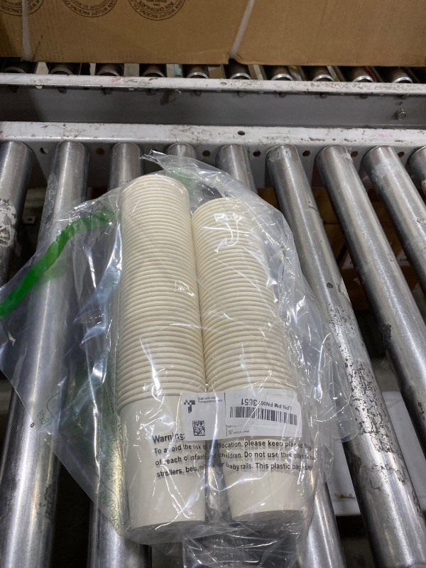 Photo 1 of 100 Park Disposable Hot Coffee Cups - Bulk 8 Oz Paper Cups, Disposable cups
