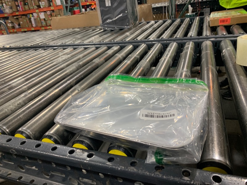 Photo 1 of 10.4 Inch Baking Sheet Pan Set (2Pcs), Joyfair Stainless Steel Cookie Sheets, Commercial Metal Pans Toaster Oven Tray Bakeware for Jelly Roll/Bread/Bacon, Heavy Gauge, Rust-free & Dishwasher Safe