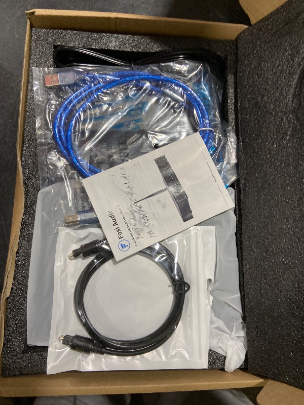 Photo 1 of Fosi Audio DA2120C 240W Bluetooth 5.0 Stereo Audio Hi-Fi DAC Amplifier Support aptX 24Bit-192kHz 2.1 Channel Integrated Class D Power Amp with RCA/PC-USB/Coaxial/Optical Input and Remote Control