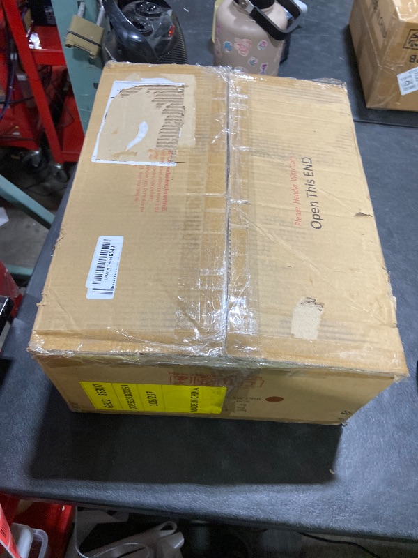 Photo 1 of Emliviar 5-Light Vanity Light Fixture, 40 Inch Farmhouse Bathroom Vanity Light, Clear Geometric Glass, Oil Rubbed Bronze, HE294B-5W ORB