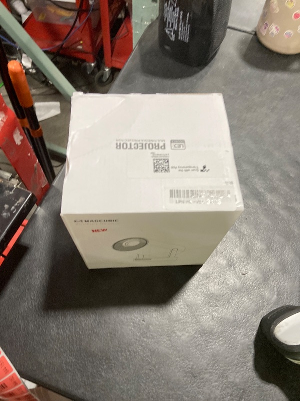 Photo 1 of ?Electric Focus?Magcubic Mini Projector 4K Support, Portable Projector with WiFi 6 and Bluetooth 5.4, Smart Proyector, 5W Soundbase Speaker, 180°Rotation for Home Theater