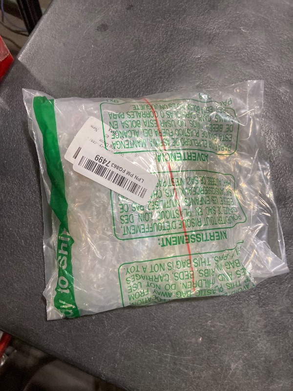 Photo 1 of 100 Pcs Clear Acrylic Crystal Ornament Beads Hanging Glass Crystals Clear Acrylic Prisms Pendant Ornaments for Centerpieces, Chandelier, Wedding Decor