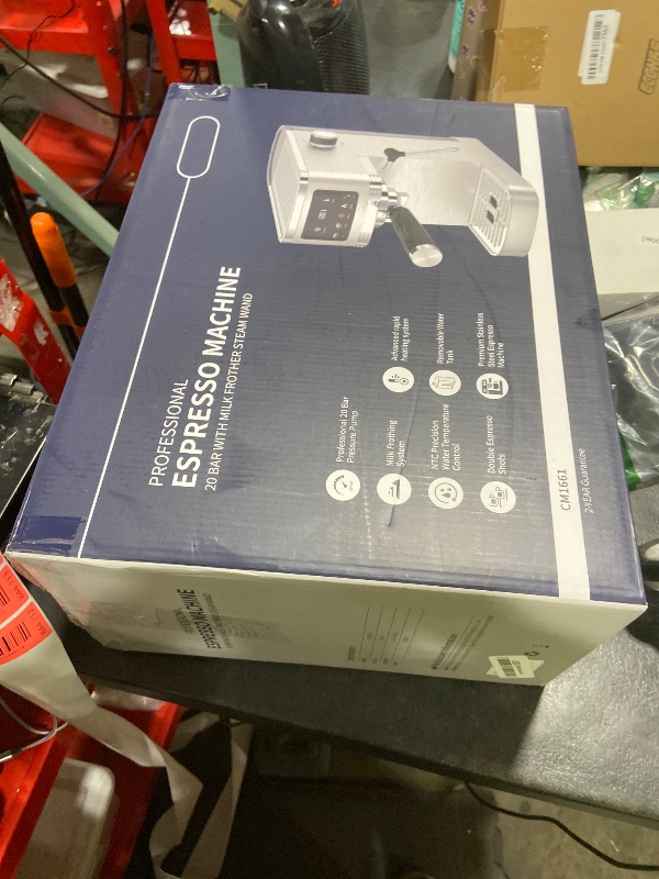 Photo 1 of SHARDOR Espresso Machine 20 Bar, Professional Espresso Machine with Milk Frother and Touchscreen, Expresso Coffee Machines with Adjustable Temperature,for Cappuccino, Latte