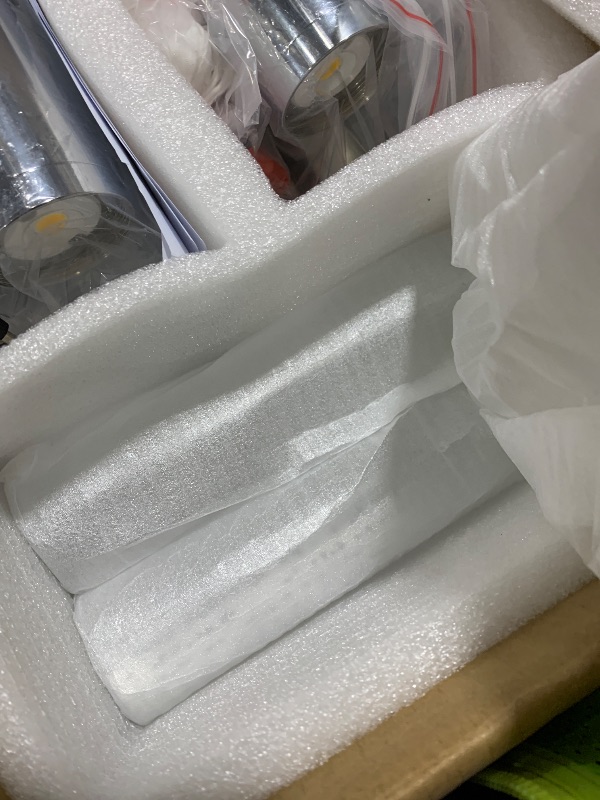 Photo 1 of camuucci Battery Operated Wall Sconces Set of 2 Rechargeable Battery Powered Wall Light with 12000mAh Not Hardwired Dimmable Wall Lamp Fixtures for Bedroom Living Room Silver 20.9 Inches