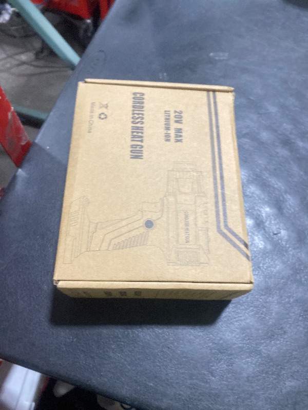 Photo 1 of ?380W?1022°F & 572°F?Cordless Heat Gun Compatible with Milwaukee M18 18V Battery, Portable Hot Air Gun Fast Heating Dual Temp with LED Light 4 Nozzles for Shrink Tubing, Resin, Vinyl Wrap (No Battery)