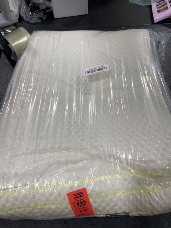 Photo 1 of Osteo Cervical Pillow for Neck Pain Relief, Hollow Design Odorless Memory Foam Pillows with Cooling Case, Adjustable Orthopedic Bed Pillow for Sleeping, Support for Side Back Sleepers