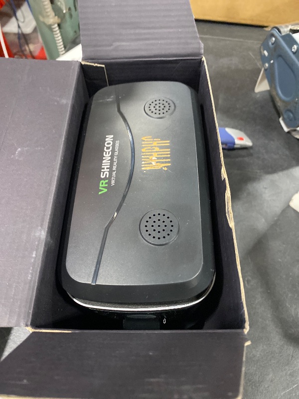 Photo 1 of SENYHPHC VR Headset for iPhone & Android Phone, HD 3D Virtual Reality Headset with Remote Controller, Kids & Adults Adjustable VR Glasses for Movies, Games, Phone Compatible 4.7-7 inch