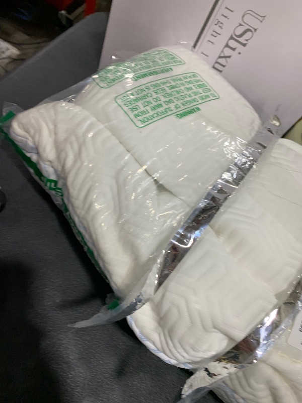 Photo 1 of puredown® Cooling Goose Feather Down Pillow, Set of 1, Standard Size Bed Pillow Insert with Soft Cooling Pillowcase for Cool Sleep