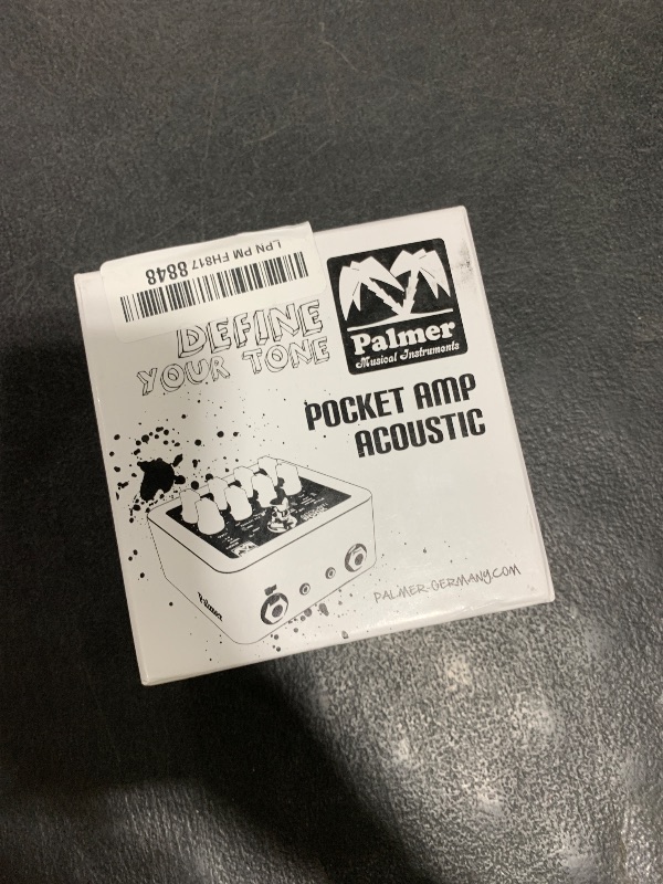 Photo 1 of Palmer POCKET AMP ACOUSTIC Portable Preamp for Acoustic String Instruments