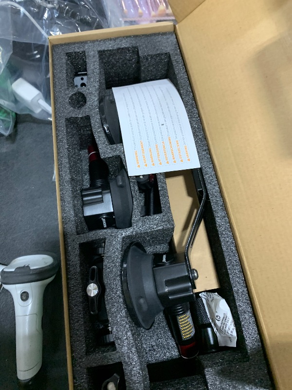 Photo 1 of **INCOMPLETE** NEEWER Triple Suction Cup Car Mount Compatible with Insta360 X5 X4 GoPro DJI OSMO 360 Cameras, Quick Release Outside Windshield Magic Arm Mount Kit with 2 in 1 Extension Pole/Selfie Stick, CA065