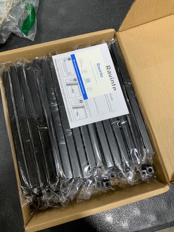 Photo 1 of Ravinte 32 Pack 8 Inch Square Cabinet Handles Matte Black Pulls Drawer Kitchen Hardware for Cabinets Cupboard.