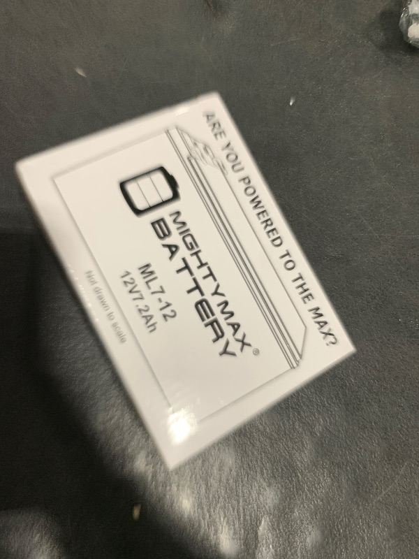 Photo 1 of Mighty Max Battery ML7-12 - 12V 7.2AH Replacement UPS Battery for APC Back-UPS-550 BE550G