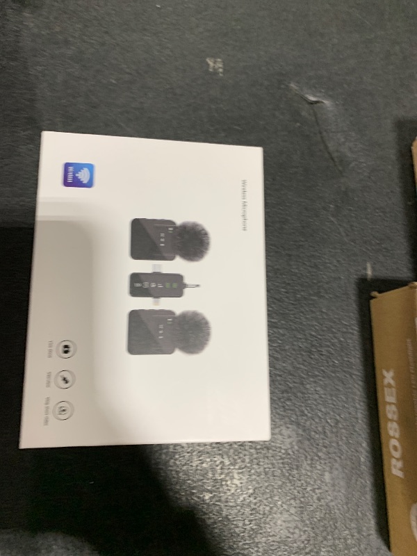 Photo 1 of BAILIXIN 3-in-1 Mini Microphone for iPhone, Android, Camera - 328ft Long Range, 20H Battery Life, Wireless Microphones, Lapel Mic with AI Noise Reduction for Video Recording, YouTube, TikTok