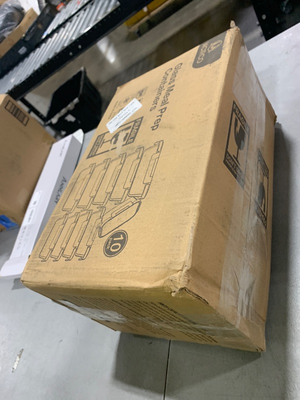 Photo 1 of [10-Pack] Glass Meal Prep Containers with Lids, MCIRCO Food Storage Containers with Snap Locking Lids, Airtight Lunch Containers, Microwave, Oven, Freezer and Dishwasher