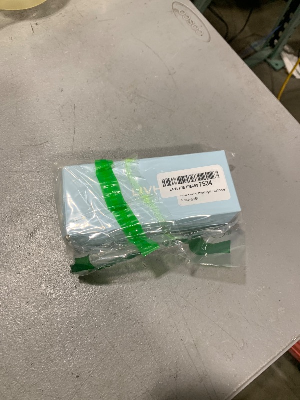 Photo 1 of livho Oversized Blue Light Blocking Glasses for Woman - Rectangle Fashion Glasses for Computer, Chic Preppy Frame