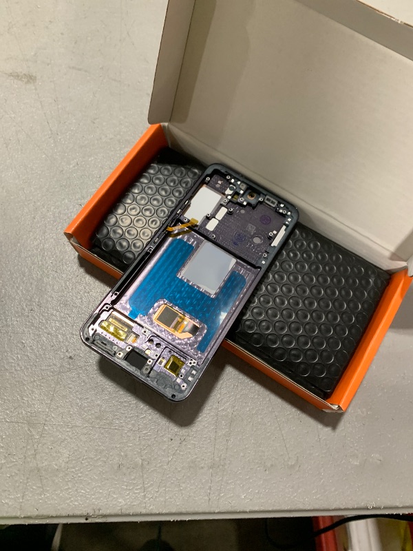 Photo 1 of [US Version] OLED for Samsung S22 5G LCD Screen Replacement for Samsung Galaxy S22 5G SM-S901B Digitizer Touch Screen SM-S901U SM-S901W Assembly with Frame Black (with Fingerprint)