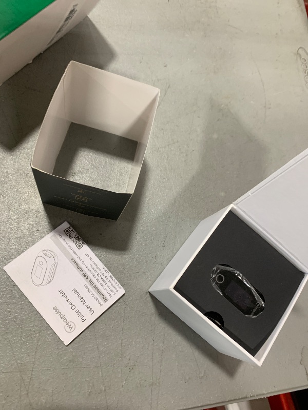 Photo 1 of Wearpulse Rechargeable Pulse Oximeter Fingertip - Continuous Blood Oxygen Saturation Monitor, SpO2 and Pulse Rate Tracking, Finger O2 Pulse Oximeter , APP Report Features with Bluetooth, Audio Reminder