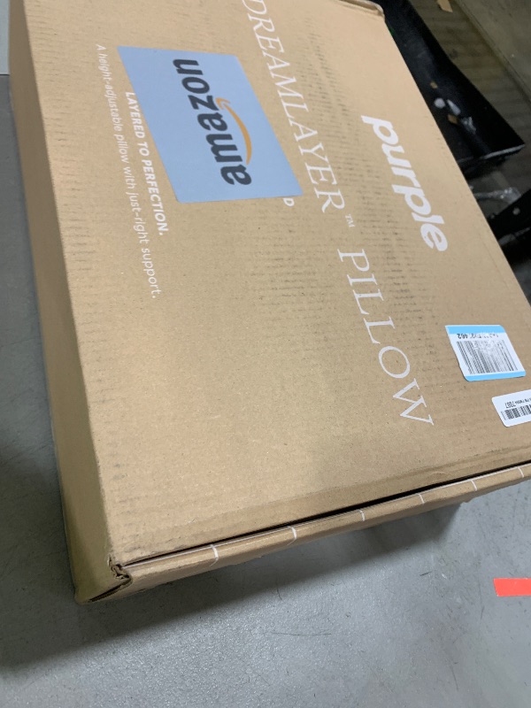 Photo 1 of Purple DreamLayer Pillow - Standard Size, Multi-Layered GelFlex Grid & MicroAir Foam for Support & Pressure Relief - Customizable Height with Removable Foam Booster Layers