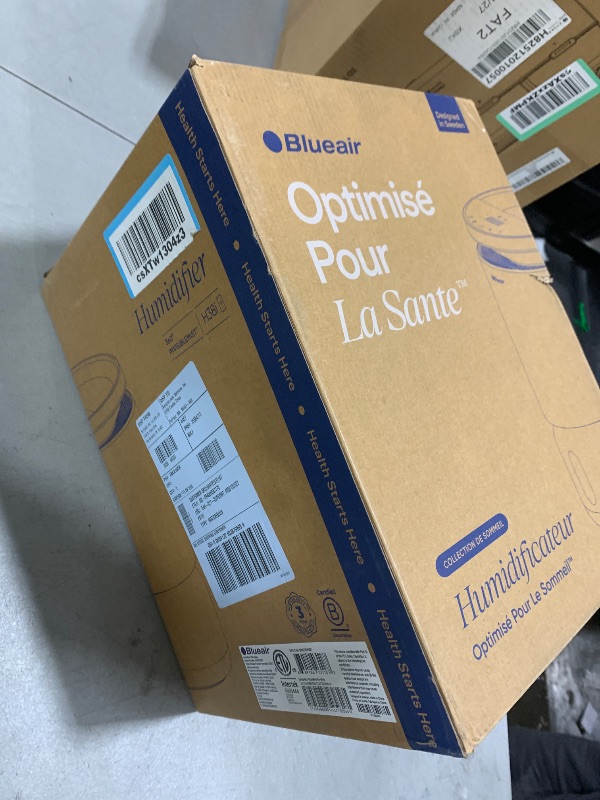 Photo 1 of BLUEAIR Room Humidifier - DreamWell - 48Hr Top-Fill Mist-Free InvisibleMist Technology Aroma Stone for Essential Oils and Soothing Mood Lighting - Quiet Operation for Bedroom and Home Use, Beige