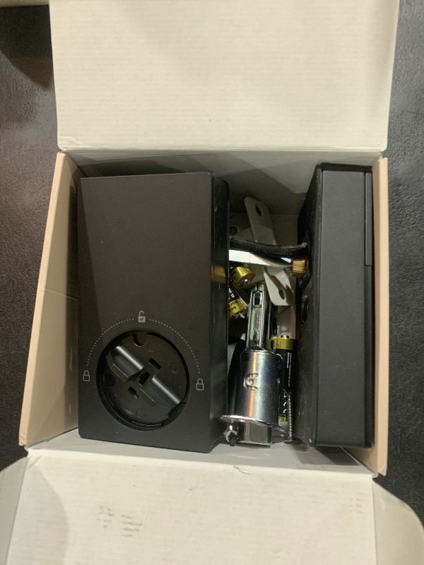 Photo 1 of Aqara Smart Lock U50, Keyless Entry Door Lock with Apple Home Key, Bluetooth Deadbolt Lock, App Remote Control, Supports Apple HomeKit, Matter, Google Home, Alexa, IFTTT, Black