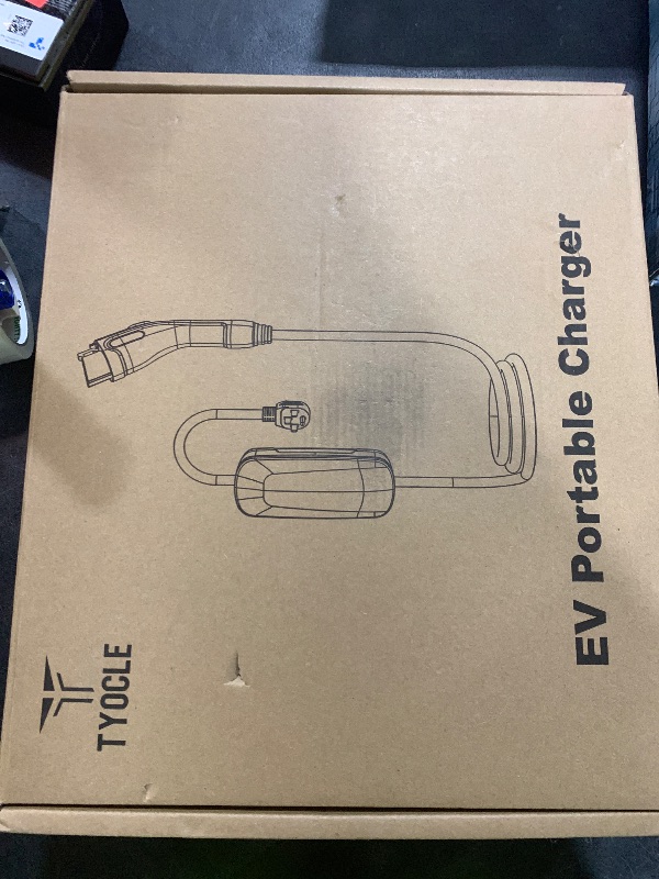 Photo 1 of 2025 New Portable Level 2 EV Charger (40Amp, 240V, NEMA 14-50P) with 23 Ft Cable. The Mobile Electric Vehicle Equipment Works Home Car Charging, Offering Charging for EV Model