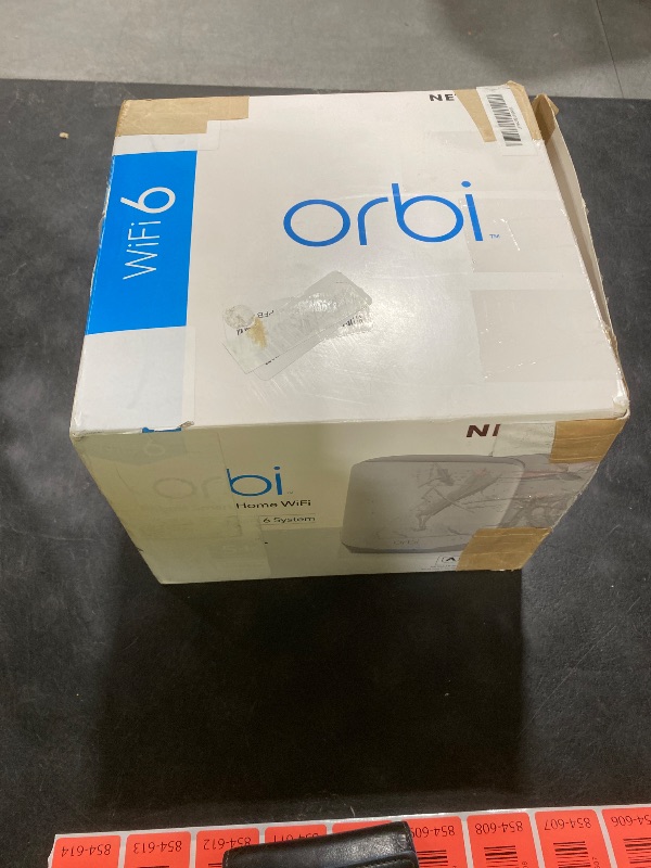 Photo 1 of NETGEAR Orbi Whole Home Tri-Band WiFi 6 Mesh Network System (RBK752P) – Router with 1 Satellite Extender, Security Features, Coverage up to 5,000 sq. ft., 75 Devices, AX5200 802.11ax (Up to 5.2Gbps)