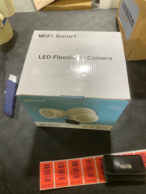 Photo 1 of gdend Wired Floodlight Camera | Home Security Camera Outdoor Waterproof with 3K UHD | 2200-Lumen | Motion Sensor, Color Night Vision, 105dB Siren, Works w/Alexa,2-Way Audio