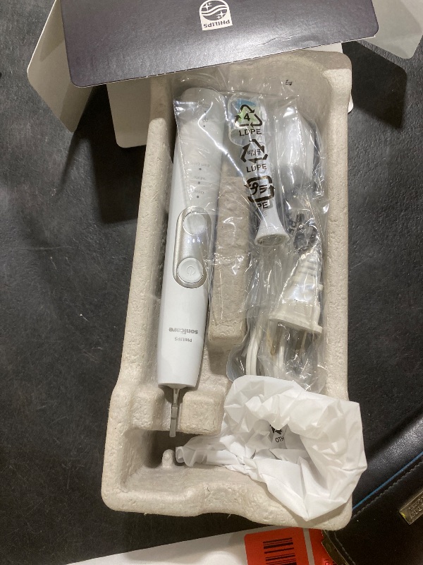 Photo 1 of PHILIPS Sonicare ProtectiveClean 6100 Rechargeable Electric Toothbrush, with Pressure Sensor, 3 Cleaning Modes, SmarTimer and QuadPacer, 14-Day Battery Life, Travel Case, White, Model HX6877/21