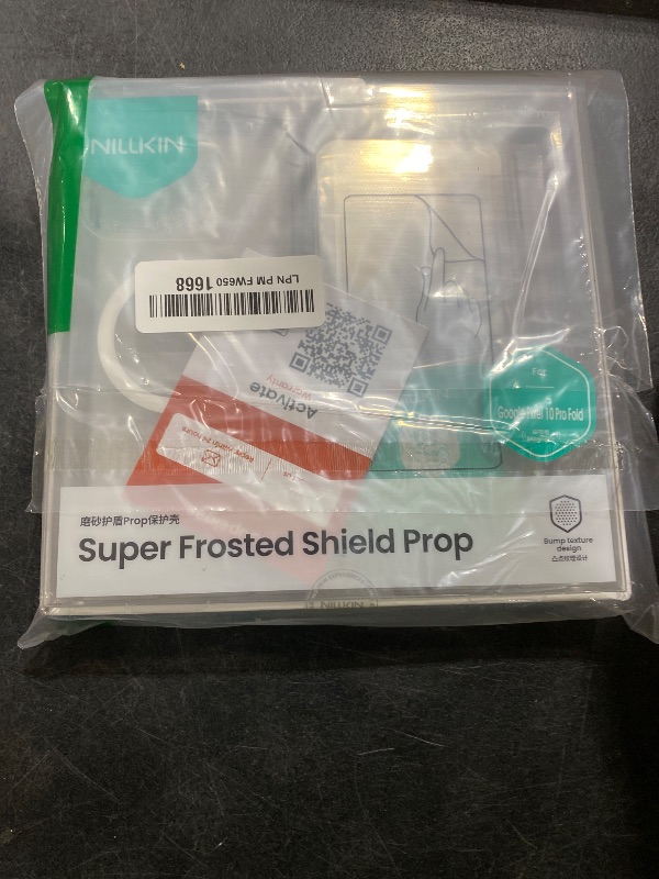 Photo 1 of Nillkin for Pixel 10 Pro Fold Case with Kickstand & Camera Cover Protection |Compatible with Magsafe | Frosted Shield | Prop Stand Functionality |Black Color