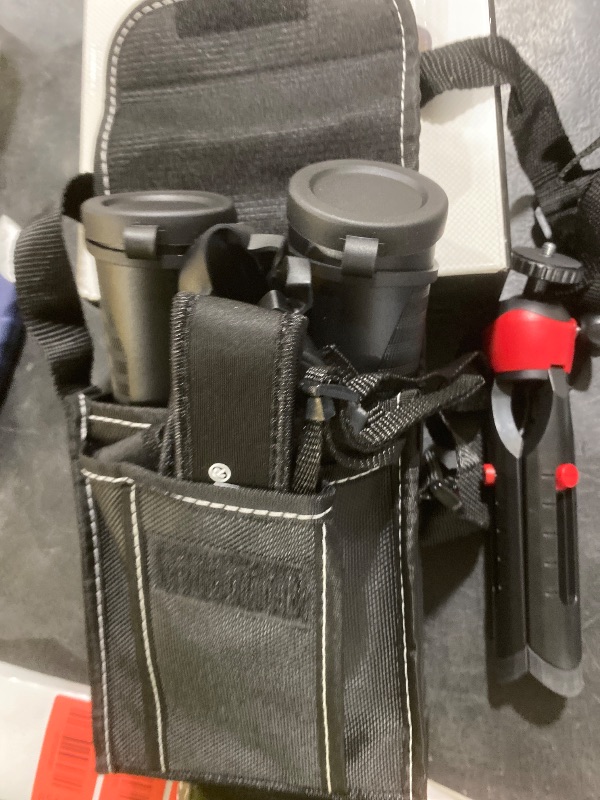 Photo 1 of 12x42 HD Binoculars for Adults High Powered with Phone Adapter and Tripod, Super Bright BAK4 Prism Waterproof Binoculars for Bird Watching Hunting Hiking Safari Travel Sports