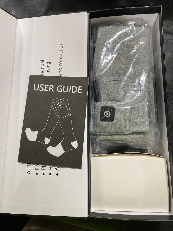 Photo 1 of SAVIOR HEAT Heated Socks for Men Women Rechargeable Battery Electric Socks Winter Foot Warmer Outdoor Skiing Hunting Fishing