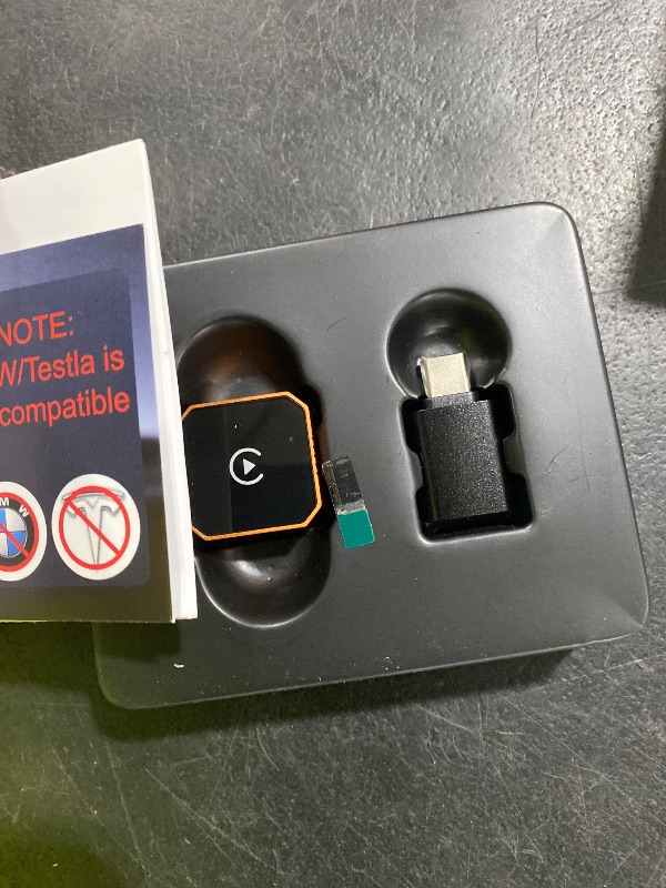 Photo 1 of 2026 Aimoon Mini Wireless CarPlay Adapter Upgrade Wired to Wireless for CarPlay & Android Auto Plug and Play Fast Auto-Reconnect Stable Control Zero Delay Car Play for iPhone iOS 10+ Android 11+