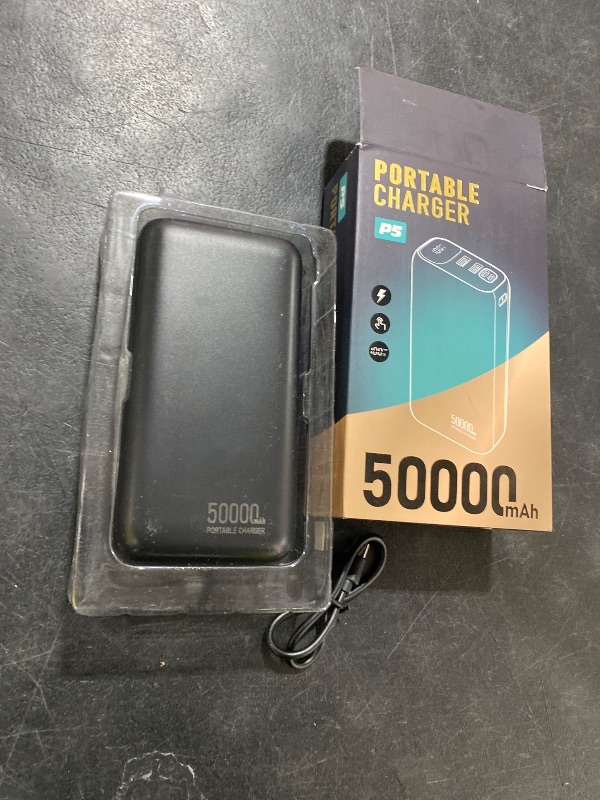 Photo 1 of OHOVIV Portable Charger 50000mAh Power Bank - 22.5W Fast Charging External Battery Pack,USB-C Portable Phone Charger for iPhone 17/16/15/14/13 Pro Android Samsung, for Travel Camping Essential