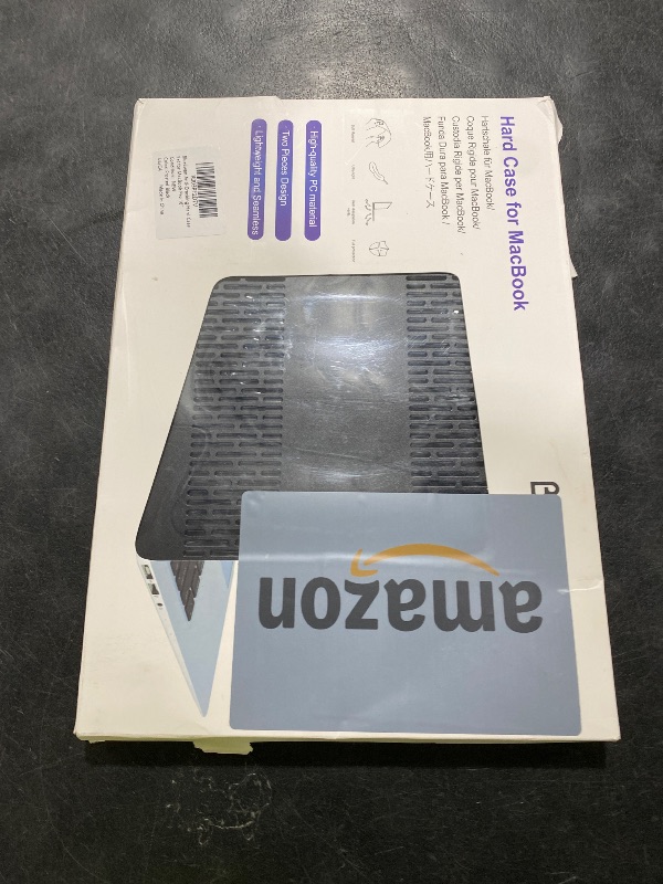 Photo 1 of BlueSwan Anti-Cracking Hard Shell Case Compatible with MacBook Pro 16 inch, 2026 M4 M3 M2 M1 2025-2021 Pro/Max A3403 A3186 A2991 A2780 A2485, Anti-Fingerprint Soft TPU Bumper, Frosted Black
