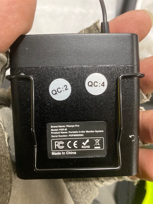 Photo 1 of NON FUNCTIONAL - PARTS ONLY -----------------------------------------------------Phenyx Pro UHF Wireless in-Ear Monitor System, Professional IEM System w/Stereo Monitoring, 16 Frequencies, 200 ft Range, Transmitter & Beltpack Receiver for Studio, Bands, L